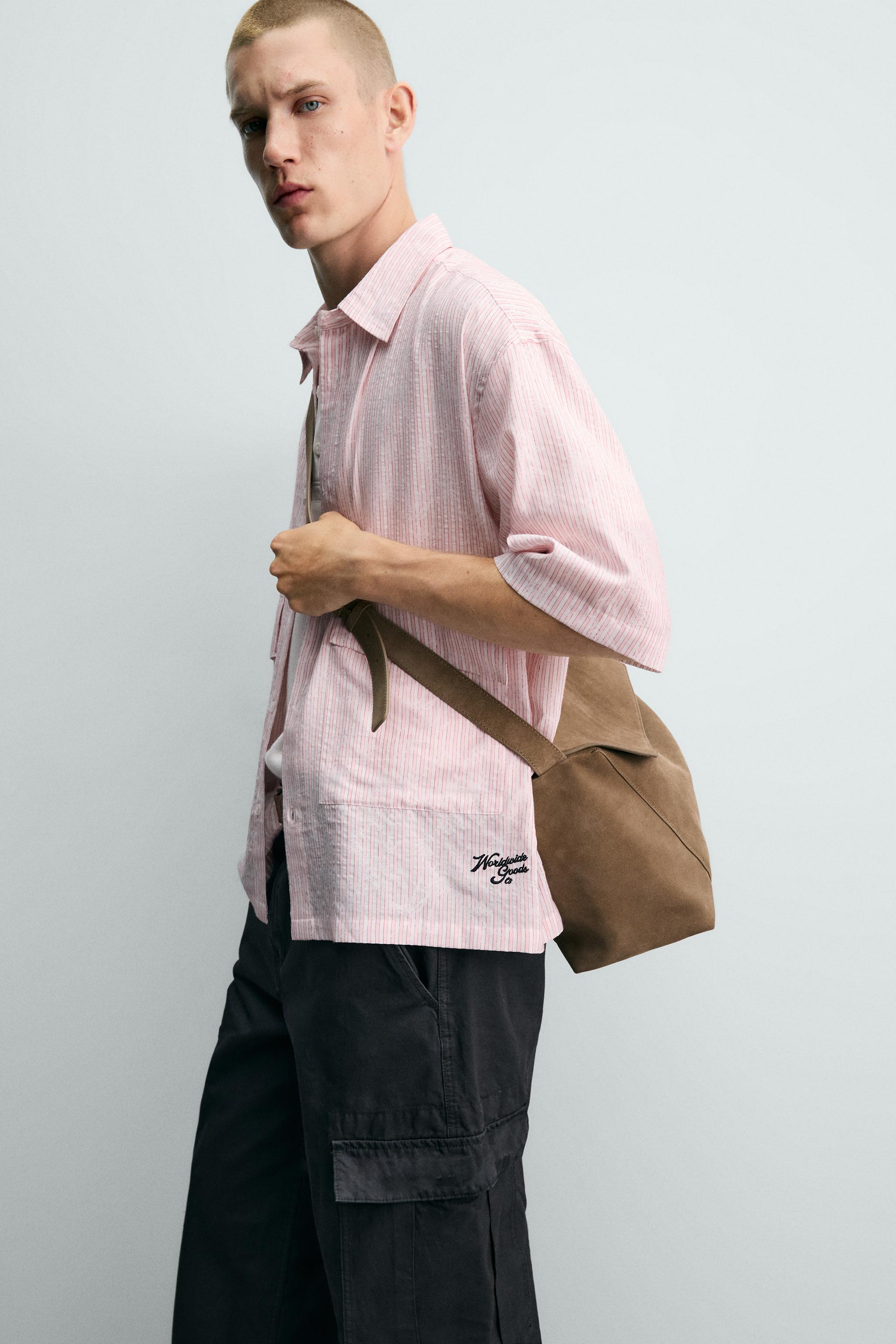 CHEMISE JACQUARD EN RELIEF À RAYURES